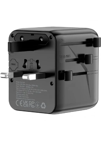 Универсальный адаптер Trip 25W black Proove (397307755)