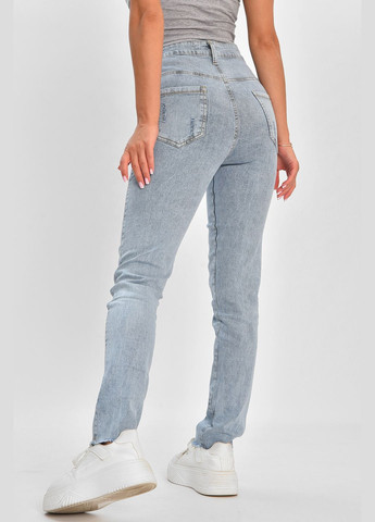 Джинси жіночі блакитного кольору Let's Shop - (346052440)