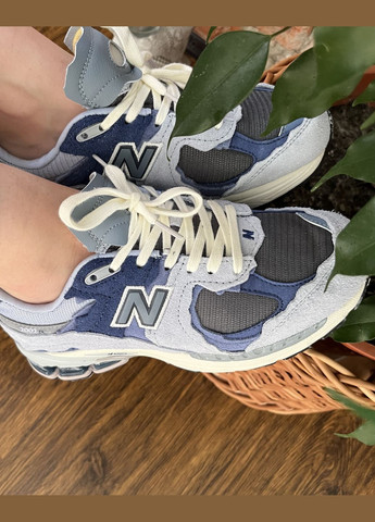 Кросівки жіночі і чоловічі New Balance 2002R gray blue | Нью Беланс 2002R сірі сині No Brand сірі демісезони (316504480)