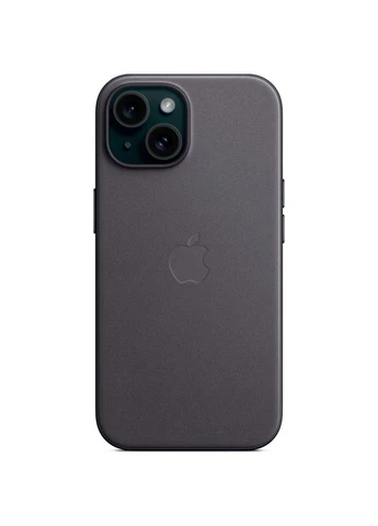 Чехол FineWoven Case для iPhone 15 with MagSafe Black (MT393ZM/A) [92890] Apple (400884993)