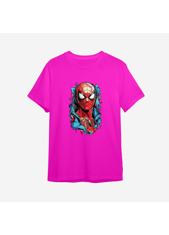 Рожева демісезонна дитяча футболка з принтом "людина-павук". spider-man (10389263584) ТiШОТКА