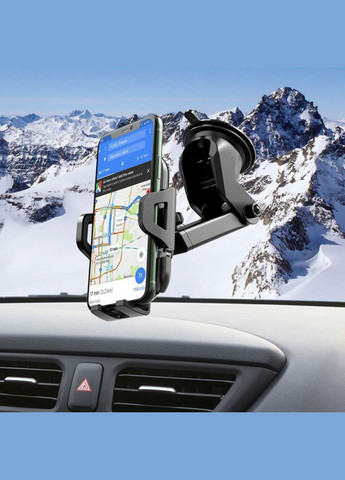 Тримач для мобільного CA76 Touareg one-touch center console car holder Black Hoco (300682419)