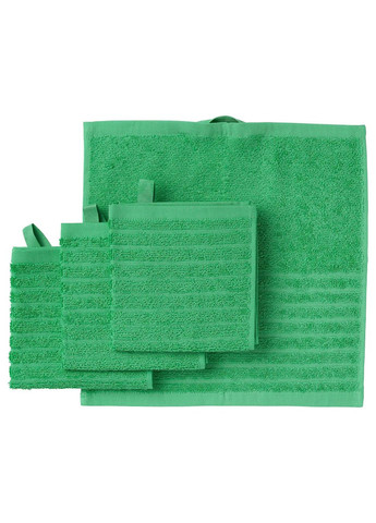 IKEA reczniczek ікеа vagsjon 30х30 см яскравозелений (50571139) зелений виробництво -