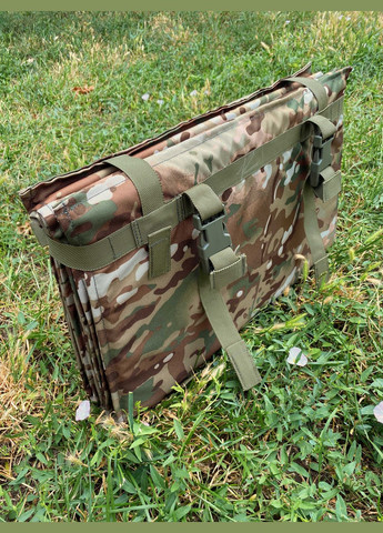 Каремат складний тактичний мультикам / Туристичний Килимок Розкладний / Стрілецький Килимок Легкий Get’Man (299004946)