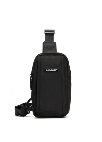 Мужская тканевая сумка-слинг 6043 black Lanpad (366092146)