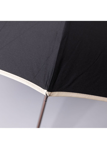 Чёрный зонт-трость полуавтомат складной 120 см, черный yiwu hp-23-16b (364685070)