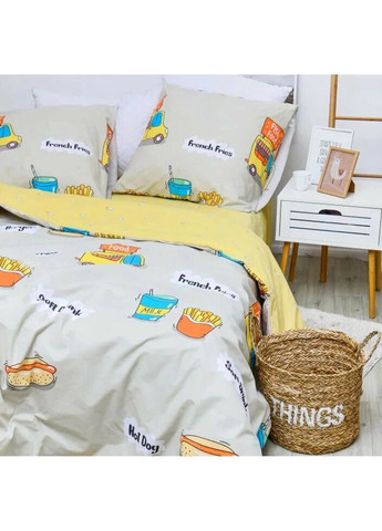 Постільна білизна євро Ранфорс 21141-E 220х200 см Viluta (336327903)