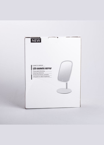 Настільне дзеркало з підсвічуванням 23х18 см для макіяжу на ніжці Рожеве HP-10-6AP Yiwu (325922760)