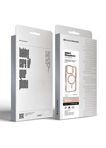 Чехол Unit MagSafe для Apple iPhone 16 Pro Titanium Desert (ARM81330) PTR ArmorStandart (327886493)
