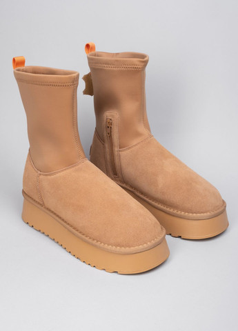 Угги женские замшевые 5825-90 коричневые 344644 Power (306708681)