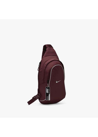 Сумка через плечо NK NSW ESSNTL SLING BG-MTL PLL 8L Бордовый 44,5x22x10 см Nike (302290725)