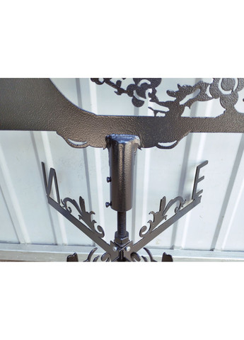 Флюгер на будинок Ангел з голубами, флюгер на дах з металу 3 мм. No Brand (368896737)