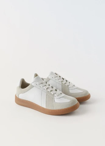 Кроссовки Zara белые демисезоны (302405956)