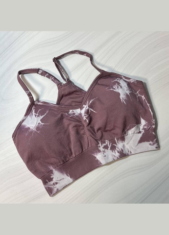 Костюм для фітнесу (спортивний комплект) тай-дай, шорти + топ No Brand (322068900)