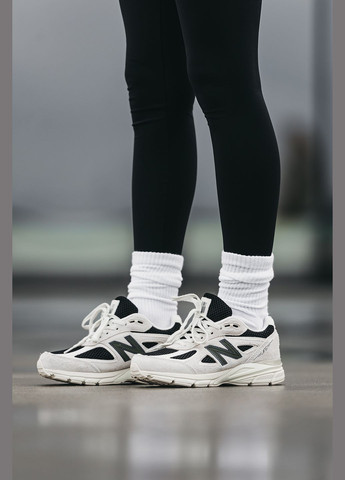 Кросівки жіночі і чоловічі New Balance 990v4 x Joe Freshgoods white black | Нью Беланс 990в4 білі чорні No Brand білі всесезони (315006202)