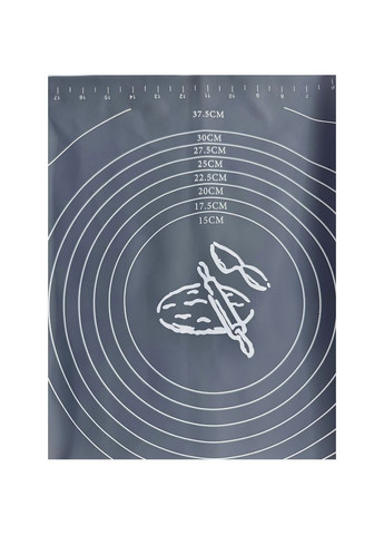 Коврик для раскатывания теста цвет в ассортименте силикон No Brand Коврик для раскатывания теста 65х45 см цвет в ассортименте силикон (320710932)