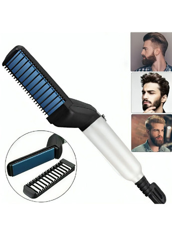 Утюжок расческа выпрямитель плойка стайлер для волос бороды с индикатором работы температурой нагрева 120°C 10W (480118-Prob) Unbranded (329819938)