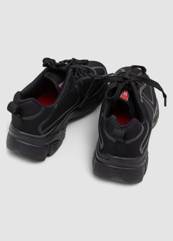 Черные кроссовки женские текстиль Fashion 248RCX418