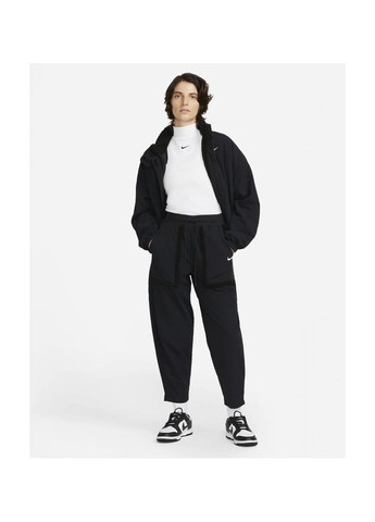 Штани жіночі Sportswear Essential WomenS Woven High-Waisted Curve Pants Black Nike (364662733)