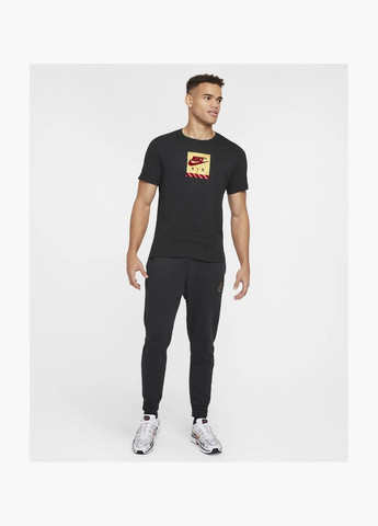 Черная футболка мужская hazard t-shirt black fz7962-010 Nike