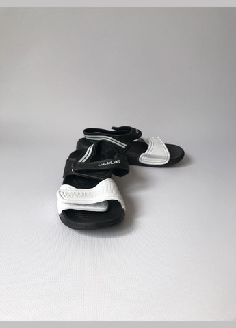 Черно-белые детские сандалии 26 г 16 см черно-белый артикул ш51 Luck Line