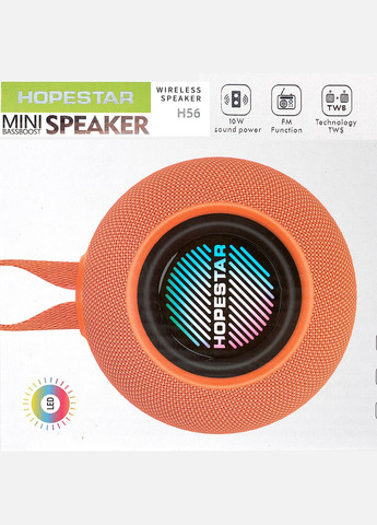 Портативная Bluetooth колонка H56 Orange Hopestar (297452384)