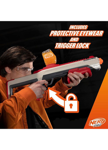 Бластер NERF Gelfire Raid Blaster Дробовик Нерф О Гельфайре Рейд шарики орбизы Оригинал Hasbro (365251445)