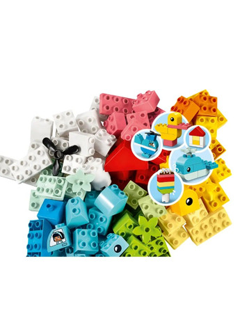 Конструктор DUPLO Classic Коробка-сердце 80 деталей (10909) Lego (285119814)