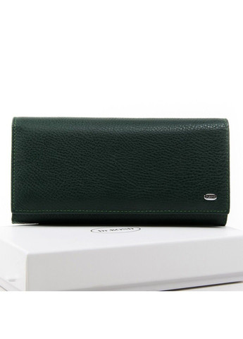 Шкіряний жіночий гаманець Classik W501 green Dr. Bond (278274772)