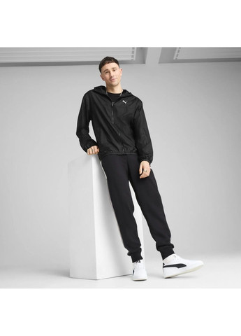 Черная мужская ветровка ess regular windbreaker black 684625-01 Puma