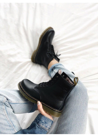 Черевики жіночі Dr. Martens 1460 Black 11822006 Доктор Мартинс (Хутро) No Brand (366322909)