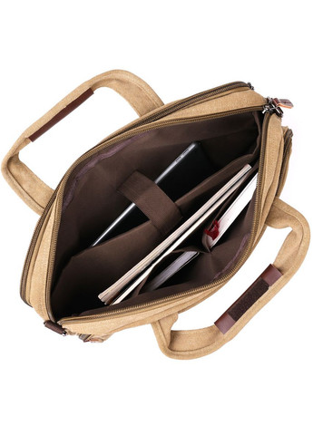 Сумка текстильна для ноутбука 20186 Хакі Vintage (298568253)