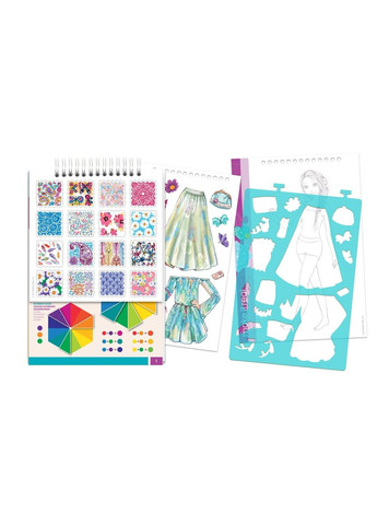 : Блокнот с трафаретами для создания модных коллекций "Цветочная фантазия" Make it Real (331297759)