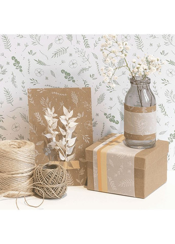 Бумага с рисунком "Листки", 21*29,7см, 240г/м2, Heyda (362584348)