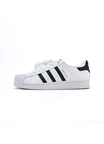 Білі кросівки чоловічі adidas superstar white black premium адідас суперстар білі демісезон No Brand