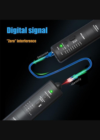 Кабельный тестер FWT8X, цифровой, трассоискатель, кабель трекер Bside (300577515)