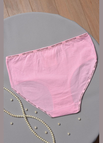 Труси жіночі однотонні рожевого кольору Let's Shop (284117109)