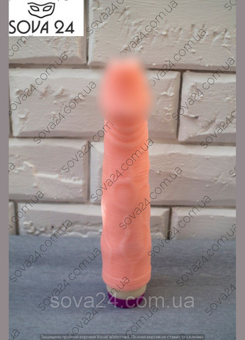 Большой реалистичный вибратор 22 см с лубрикантом 300 мл No Brand (340914368)