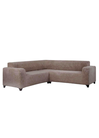 Меховой чехол на угловой диван sh-011 Розовый Venera (268547677)