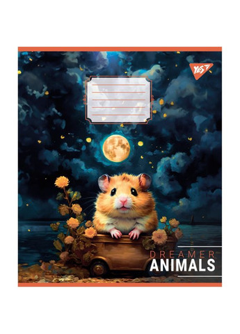 Тетрадь 18 л. линия " " / Dreamer animals Yes (342415726)