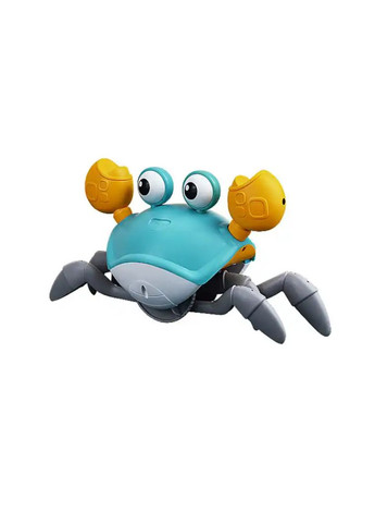 Детская интерактивная игрушка Танцующий краб на аккумуляторе, со звуковыми эффектами Green зеленый UKC (301536686)