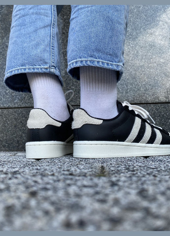 Кросівки жіночі Adidas Superstar black white | Адідас Суперстар чорно-білі No Brand чорно-білі демісезони (316663504)
