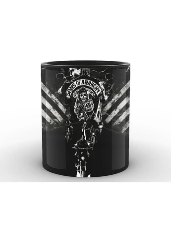 Чашка с принтом Сыны Анархии Sons of Anarchy Sons of Anarchy SA.002.20 Кружка керамическая 0,33 GeekLand (378961026)