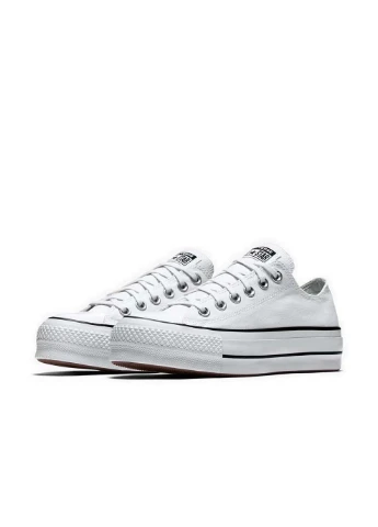 Белые женские кеды chuck taylor all star lift белый Converse