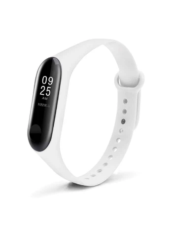 Силиконовый ремешок для фитнес-браслета Xiaomi Mi Band 3 - White Primo (334011829)