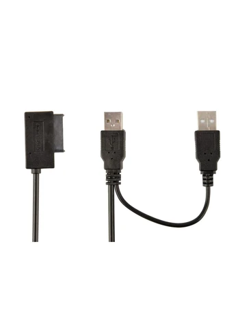 Кабель-переходник USB на SATA Slimline 13 pin для подключения ноутбучного DVD привода и SSD кабеля 50 см Cablexpert (395972199)