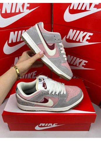 Кросівки Double Swoosh Grey Pink White (Розмір ) No Brand SB Dunk Low SE “85 розовые (378646824)