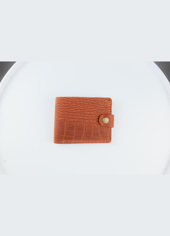 Класичний гаманець із натуральної шкіри Crazy Horse тиснення крокодил SH018 (світло-коричневий) No Brand (293246972)