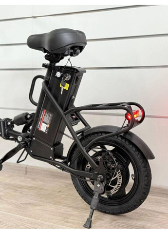Электровелосипед Enzo 350W 48V/10Ah Городской компактный электробайк 14", скорость 35 км/ч, запас хода 35 км, корзина Maraton (386474204)