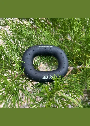 Еспандер кистьовий силіконовий PP-4337 Hand Grip Hard 30 кг. Чорний PowerPlay (345715073)